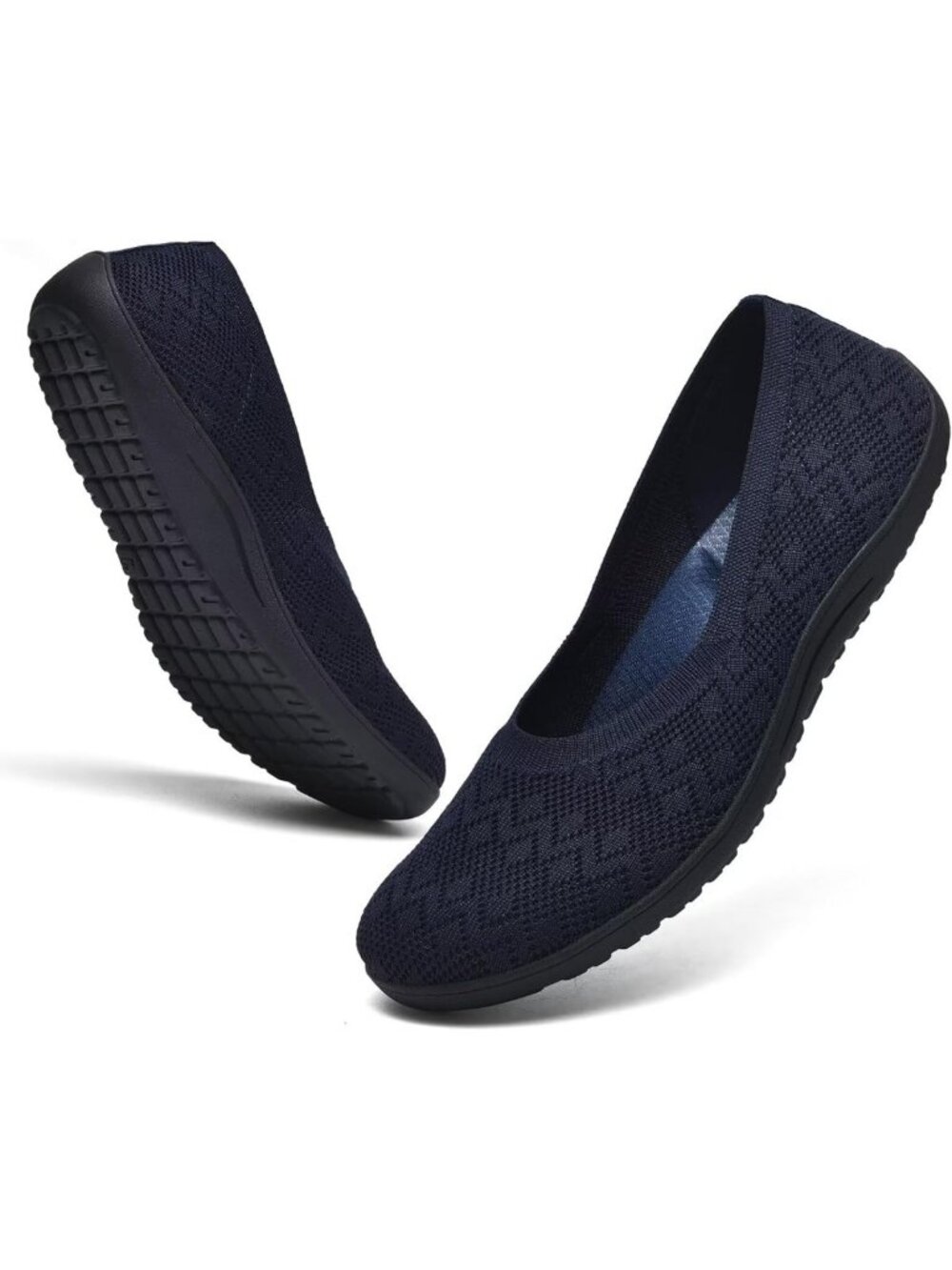Stylish Women's Wide Toe Box Ballet Flats - Comfortable & Versatile Footwear